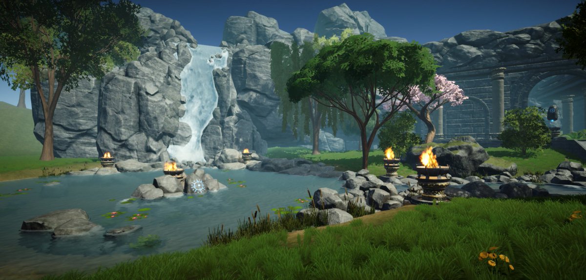 shadowedstudios's tweet photo. Here's a sneak peek at Aquarius Max' latest pack, Stylized Sanctuary! Coming soon to the @AssetStore @AquariusStudios #unity3d https://t.co/0QGzKFwjMO