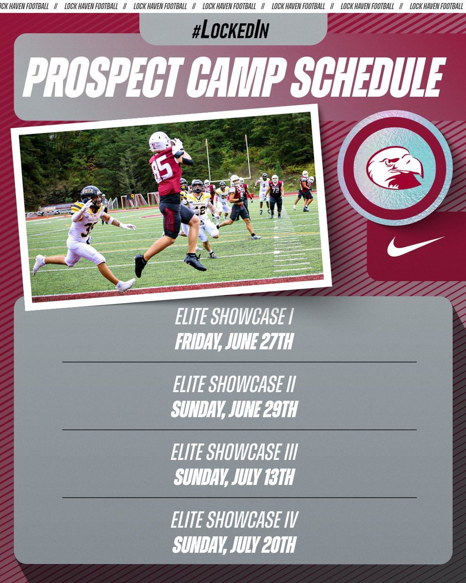CoachNVoorhees's tweet photo. Make sure to check out our great camp opportunities this summer!
🚨🚨🚨
A key piece to the recruiting process is seeing you compete in person. We can't wait to see who DOMINATES this summer!
💪💪💪

Camp Registration:
https://t.co/fTVniDvfwk

#LockedIn🔒🦅 https://t.co/Dz0vDyZm9m