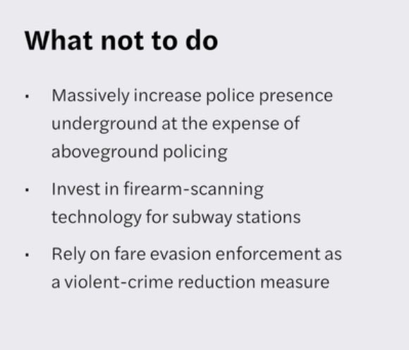 What should we do to improve subway safety? Vital City’s chief recommendations are aligning everyone around the core principle that the system is for transit — and establishing a unified governance system. We also highlight what NOT to do. vitalcitynyc.org/articles/what-…