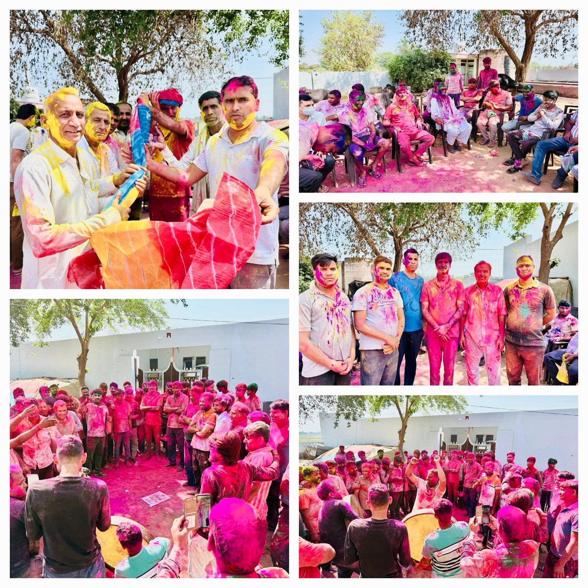 आज आवास पर पधारे गणमान्य जनों को उत्साह, उल्लास और उमंग के महापर्व होली के अवसर पर प्रियजनों को होली की शुभकामनाएं दी। 

ईश्वर से प्रार्थना है कि यह त्योहार सभी के जीवन में सुख, शांति और समृद्धि लेकर आए।

आप सभी का ये अटूट प्रेम-स्नेह सदैव बना रहे तथा आप सबका आशीर्वाद सदैव मिलता