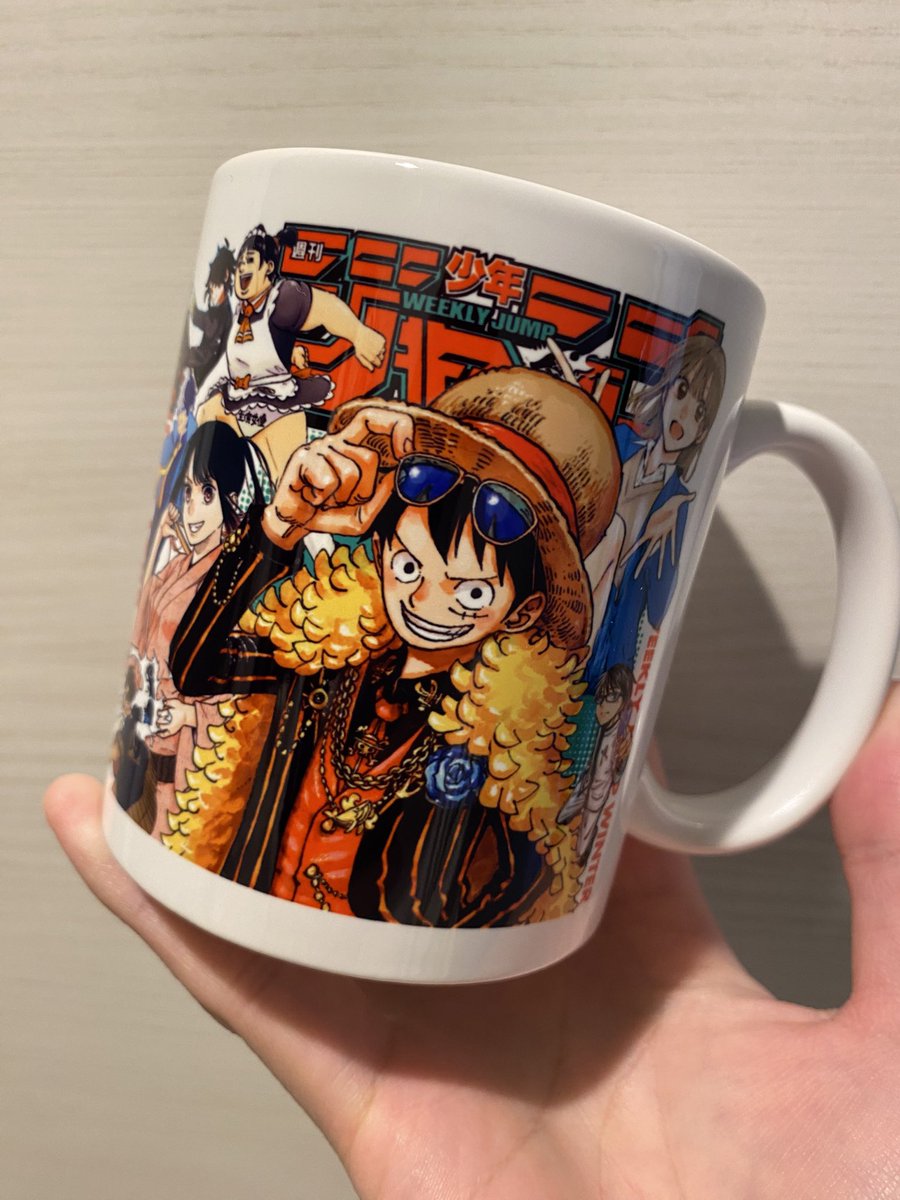 セリフ練習で頑張っているジャンプ！
なんとマグカップ当たったーーー！！

うわーーーーーーぃ😳
これ使いながら読解しちゃうもんね✨