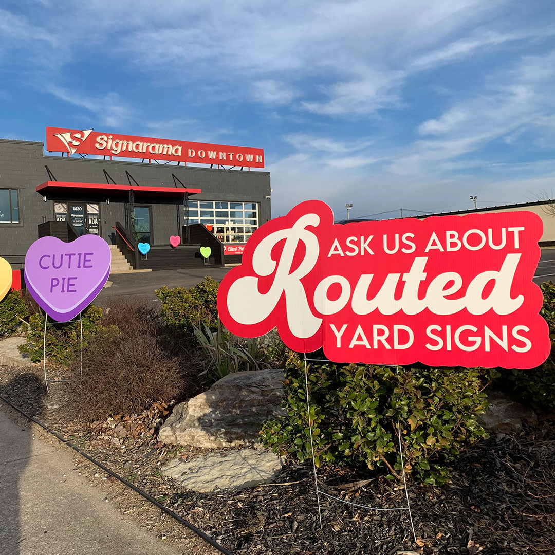Signarama can help boost your business's exposure this spring with eye-catching custom yard signs that will catch the attention of passersby! Our pros can help with unique shapes, full color images and more! #Signarama #CustomYardSigns
signarama.com/products/yard-…