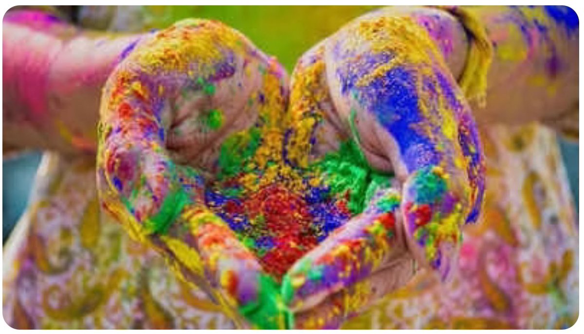 Happy #Holi 

💜Holi is a celebration of the end of winter &amp; the arrival of spring…
💚It represents the triumph of devotion and goodness. 
💛It symbolizes new beginnings, new life, and hope.

May there be peace, love, &amp; understanding amongst all 🙏🏽❤️
