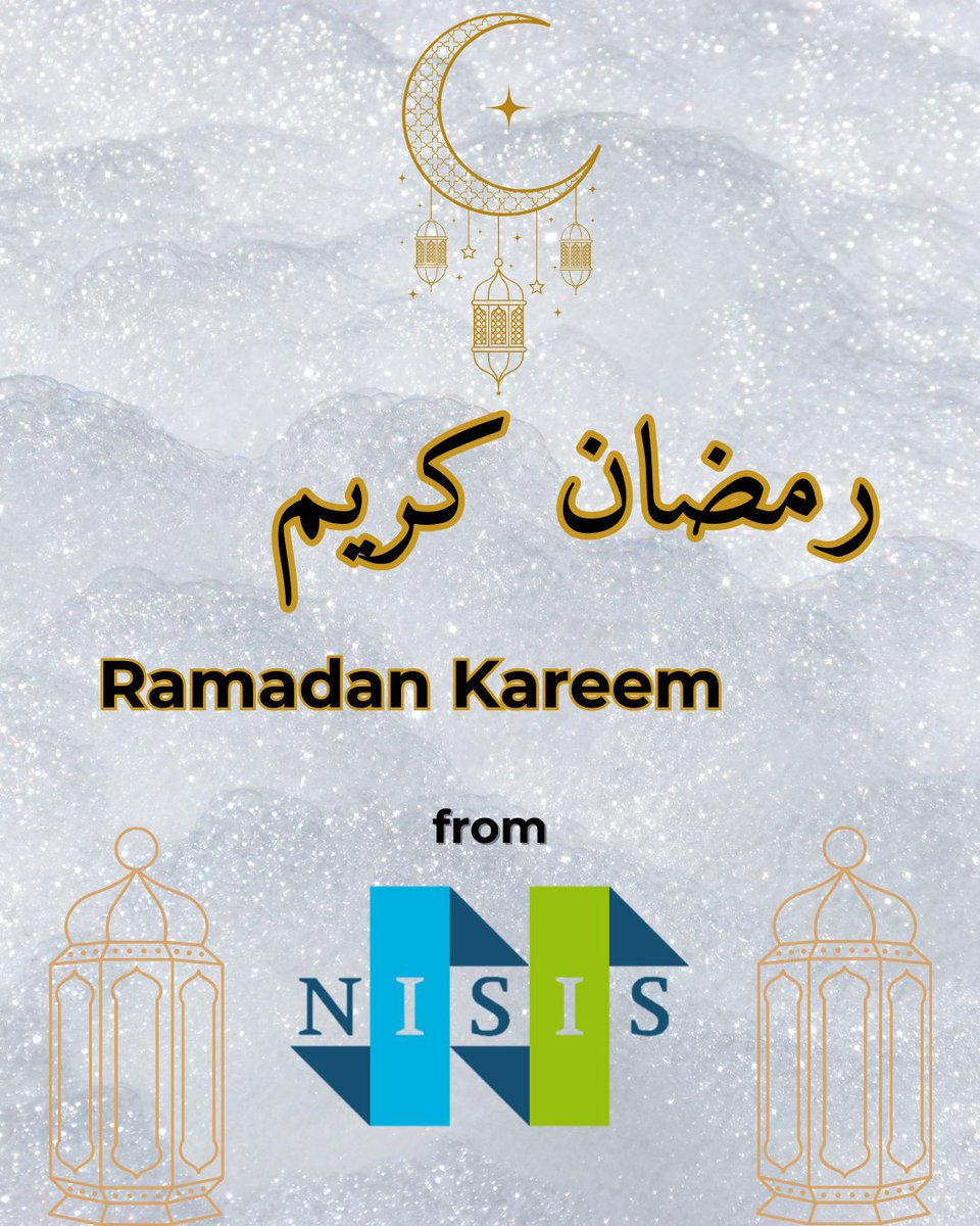 NISIS_School's tweet image. 🌙 Ramadan Kareem from your colleagues at NISIS! 🌙

We wish all our practicing members and friends a blessed month of celebration.