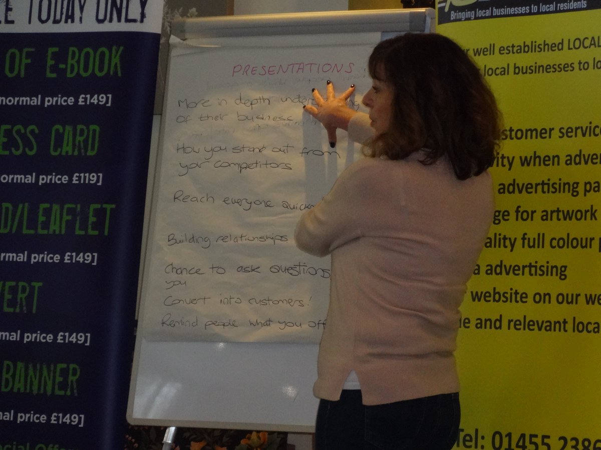 It was really great to see everyone taking part with suggestions and we had three sheets full of great ideas, on 121s, presentations and other benefits of networking.  Thank you to all😀 
womenthatconnect.co.uk