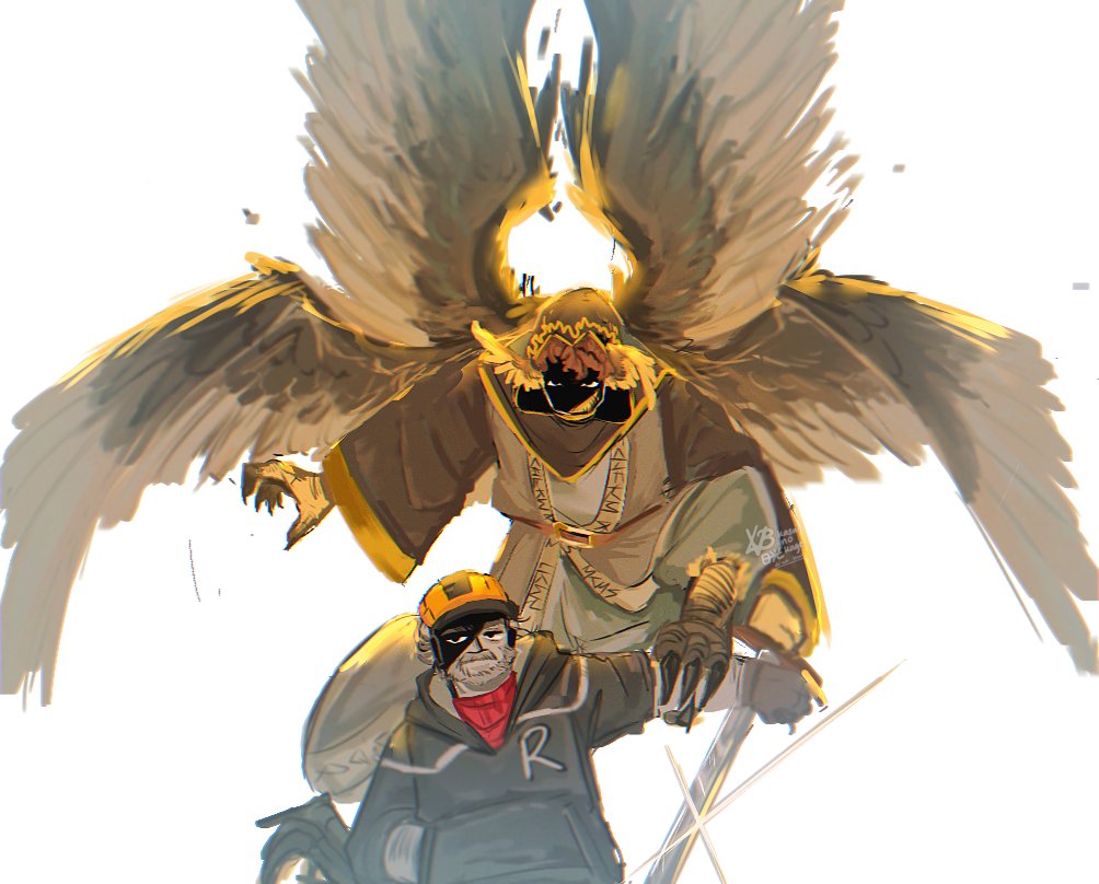 kage_kasai's tweet photo. "Feathers and bricks"
Im telling y'all if you mess with me you mess with my bird 
#forsaken #forsakenroblox #forsakenfanart https://t.co/2nZ7wBXVIF