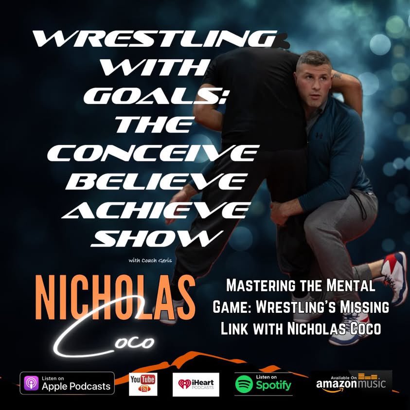 CoachCoco5's tweet image. open.spotify.com/episode/6YXC7t…

Had a great time on the Conceive Believe Achieve show talking wrestling, mindset, and the path to success. If you’re serious about leveling up, give it a listen!

🎧 

Let me know your biggest takeaway! #CoachCocoWrestling #MindsetMatters