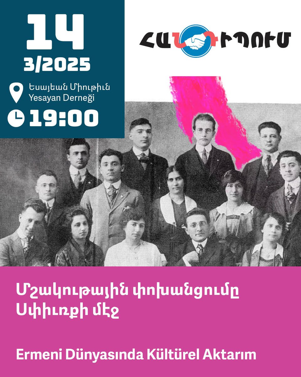 Եսայեան Միութիւն | Yesayan Derneği tweet media