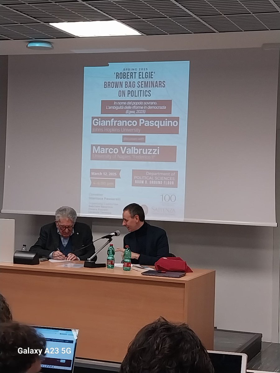 'Robert Elgie' Brown Bag Seminars Sapienza tweet media