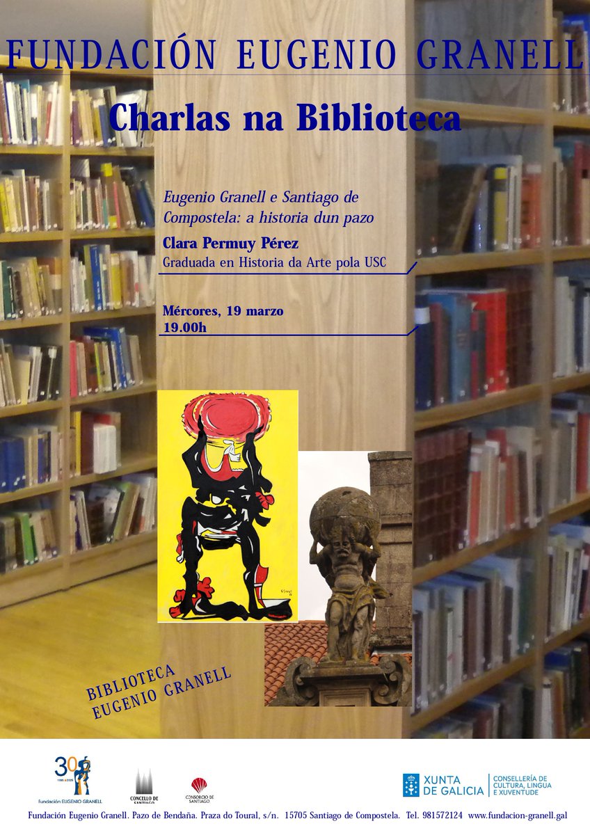 A charla abordará a historia do Pazo de Bendaña, dende o seu nacemento no século XVIII até a actualidade como sede da Fundación Eugenio Granell.Epicentro cultural cuxa historia é inseparable á da propia cidade.