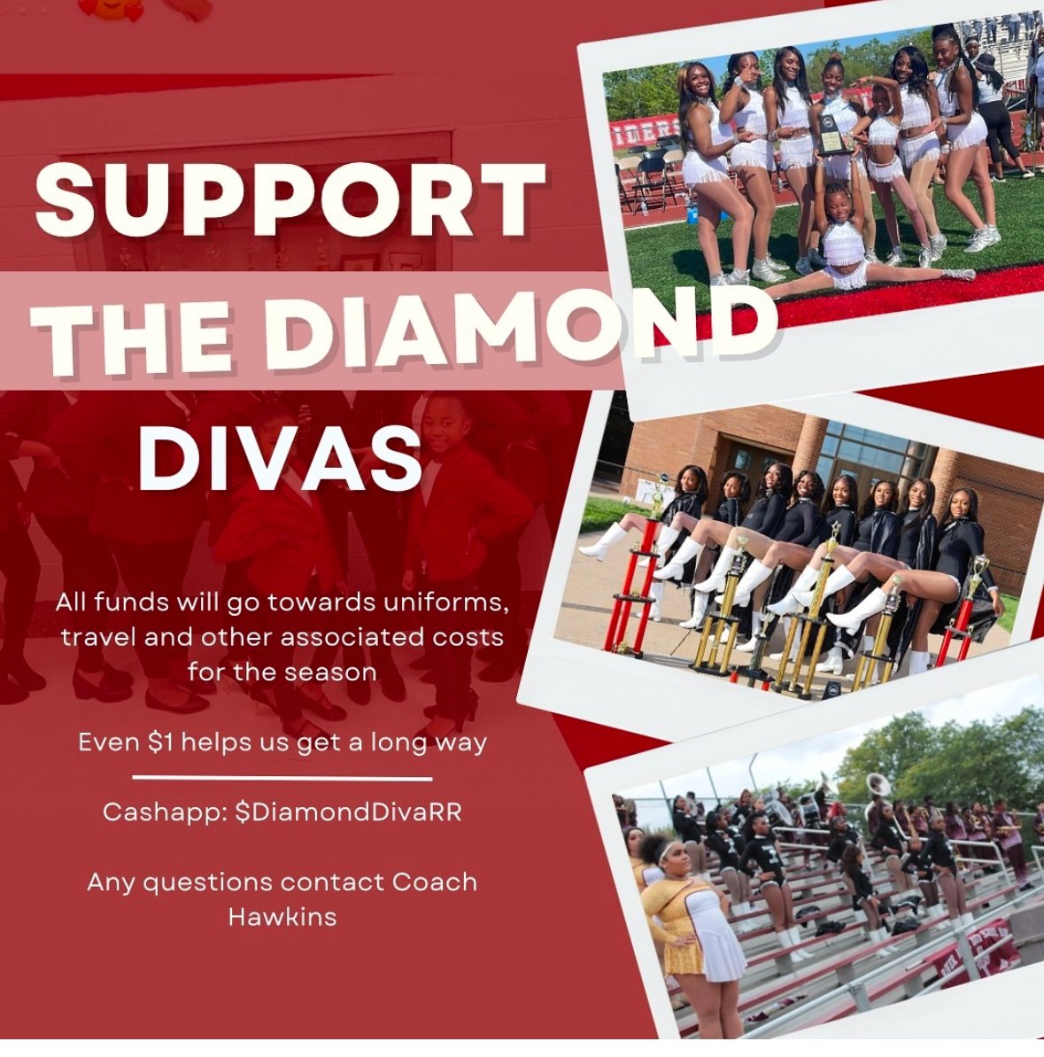 Competition season again and I have a few ladies in need. Any assistance goes a long way