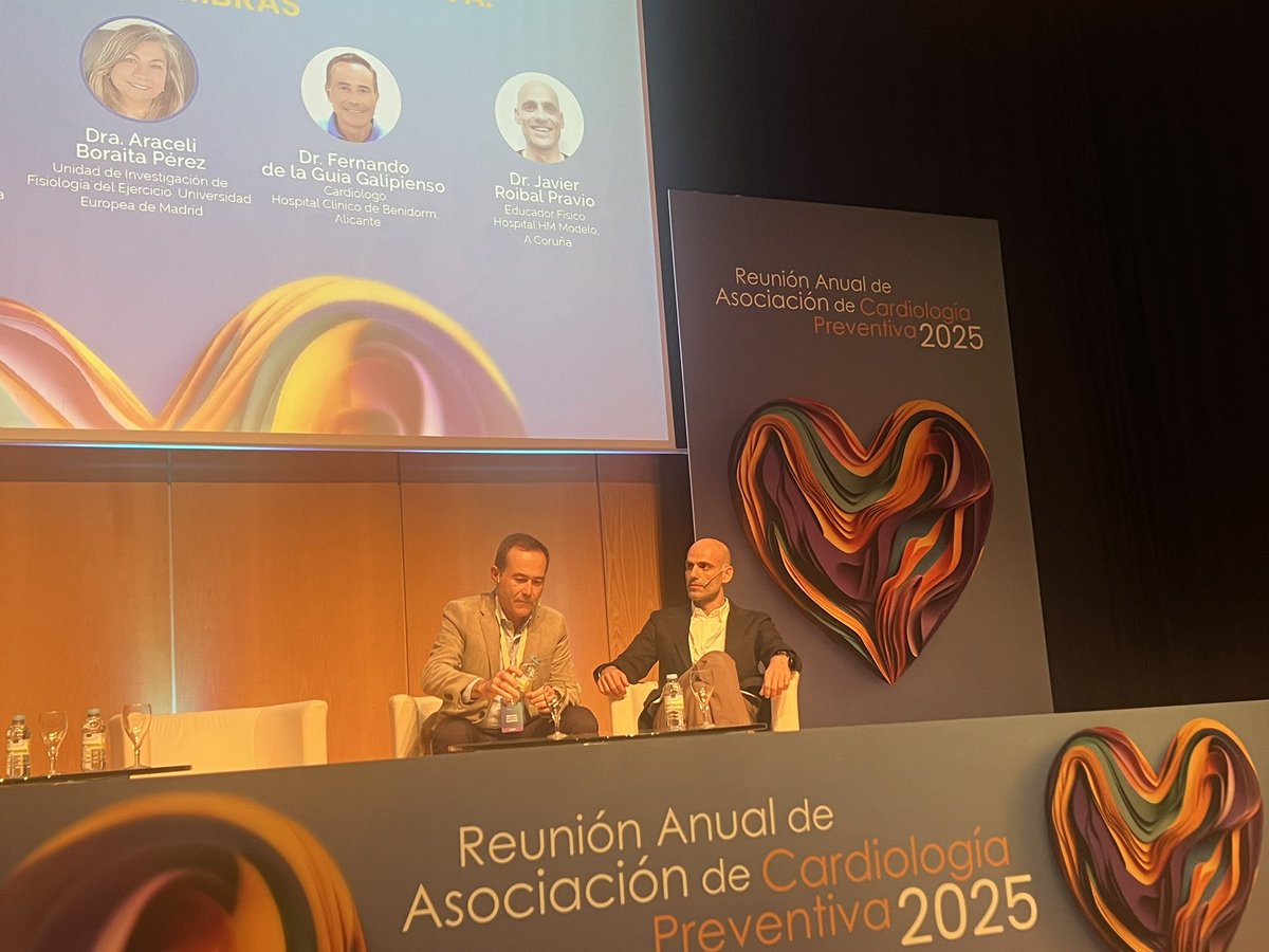 GT Ejercicio Físico y Salud CV (@ejercicio_sec) on Twitter photo Presencia del grupo de trabajo de ejercicio físico con <a href="/RoibalJavier/">Javier Roibal</a> en la mesa de cardiología deportiva en el congreso de <a href="/preventiva_SEC/">Cardiología Preventiva</a> Presencia del grupo de trabajo de ejercicio físico con <a href="/RoibalJavier/">Javier Roibal</a> en la mesa de cardiología deportiva en el congreso de <a href="/preventiva_SEC/">Cardiología Preventiva</a>