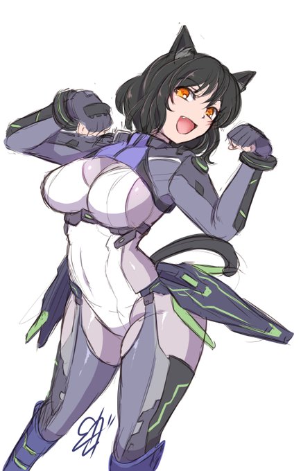 ふぁくたーにゃーさん
#新谷芹菜生誕祭 #アリスギアお絵かき 