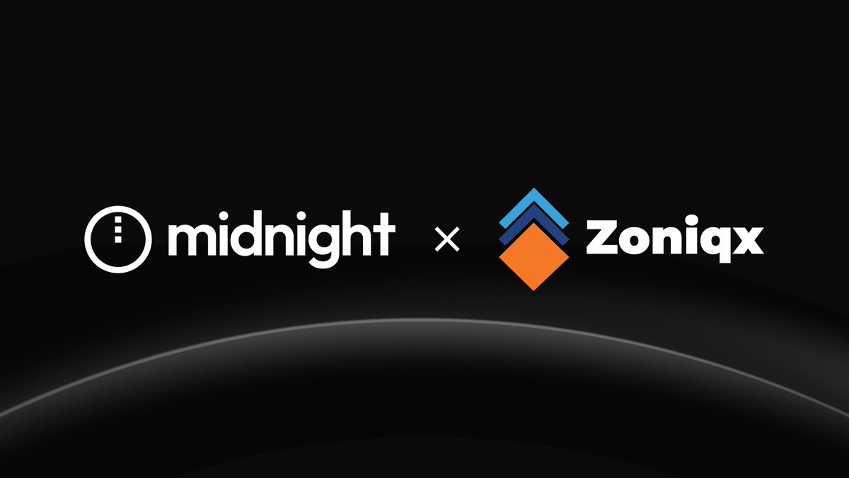 MidnightNtwrk's tweet image. 1/ Midnight 🤝 @zoniqxinc are bringing enterprise-grade RWA tokenization to the #MidnightNetwork.

This partnership enables financial institutions and developers to tokenize real-world assets (RWAs) securely and compliantly using Zoniqx’s DyCIST framework on Midnight.
