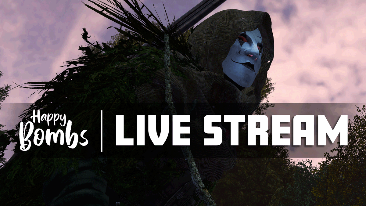 [ LIVE-STREAM ]
Jumping into some more DayZ RAMAN to start.

Joined by <a href="/AmishZed/">AmishZed</a> <a href="/IamMrOG/">OG</a> 

The PVP yesterday was GREAT so hopefully more of the same. *Cue not seeing a player for 6 hrs...*

Find me live on:
Twitch || HappyBombs
Youtube || HappyBombs
