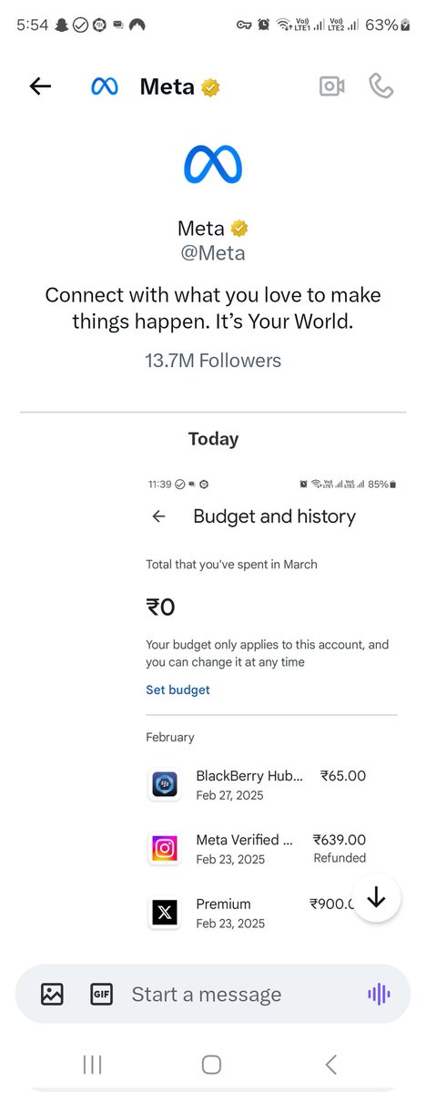 monliest's tweet photo. @instagram Support,
Pls chk @Meta DM as required ur support for @instagram Verified badge which was removed n charges  were reversed. Try 2 gain again but same error again n again "PLAY STORE COUNTRY SETTING...".

#instagramsupport
#metasupport
#instagram https://t.co/NPfVdcX9Qp