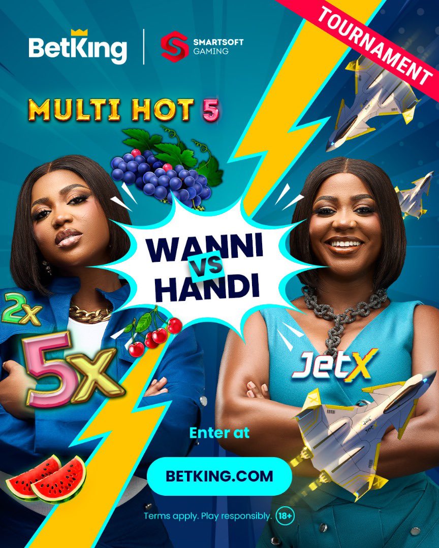 Praise_Ffs's tweet photo. Energy Squad & WanniXHandi Fans, This One’s for You! ⚡🎉
🔥 How to Join:
✅ #TeamWanni (Energy Squad) – Play Multi Hot 5 (https://t.co/PtSgKr7UQy)
✅ #TeamHandi (WanniXHandi Lovers) – Play JetX (https://t.co/uMi6LsZjVs)
#BetQueenTournament https://t.co/HP4IyLqogv