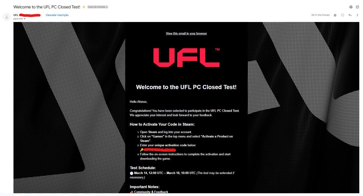 AfGameplays's tweet photo. Versão BETA do UFL para PC chegou !!!
Quem também recebeu e quem anda jogando UFL ???
#ufl #FAIRTOPLAY https://t.co/AwNLEBHJ7t