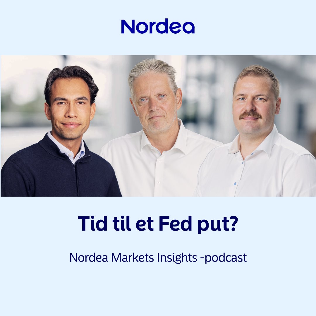 Nordea Markets (@nordeamarkets) on Twitter photo Tune in to our latest Nordea Markets Insights DK podcast with <a href="/helgejpedersen/">Helge J. Pedersen</a>, <a href="/SvendsenAnders/">Anders Svendsen</a> and <a href="/MadsenMaldia/">Philip Maldia Madsen</a> here (in Danish).
👉 nordea.com/da/nyhed/tid-t…
#Økonomi #Nordea #Podcast Tune in to our latest Nordea Markets Insights DK podcast with <a href="/helgejpedersen/">Helge J. Pedersen</a>, <a href="/SvendsenAnders/">Anders Svendsen</a> and <a href="/MadsenMaldia/">Philip Maldia Madsen</a> here (in Danish).
👉 nordea.com/da/nyhed/tid-t…
#Økonomi #Nordea #Podcast