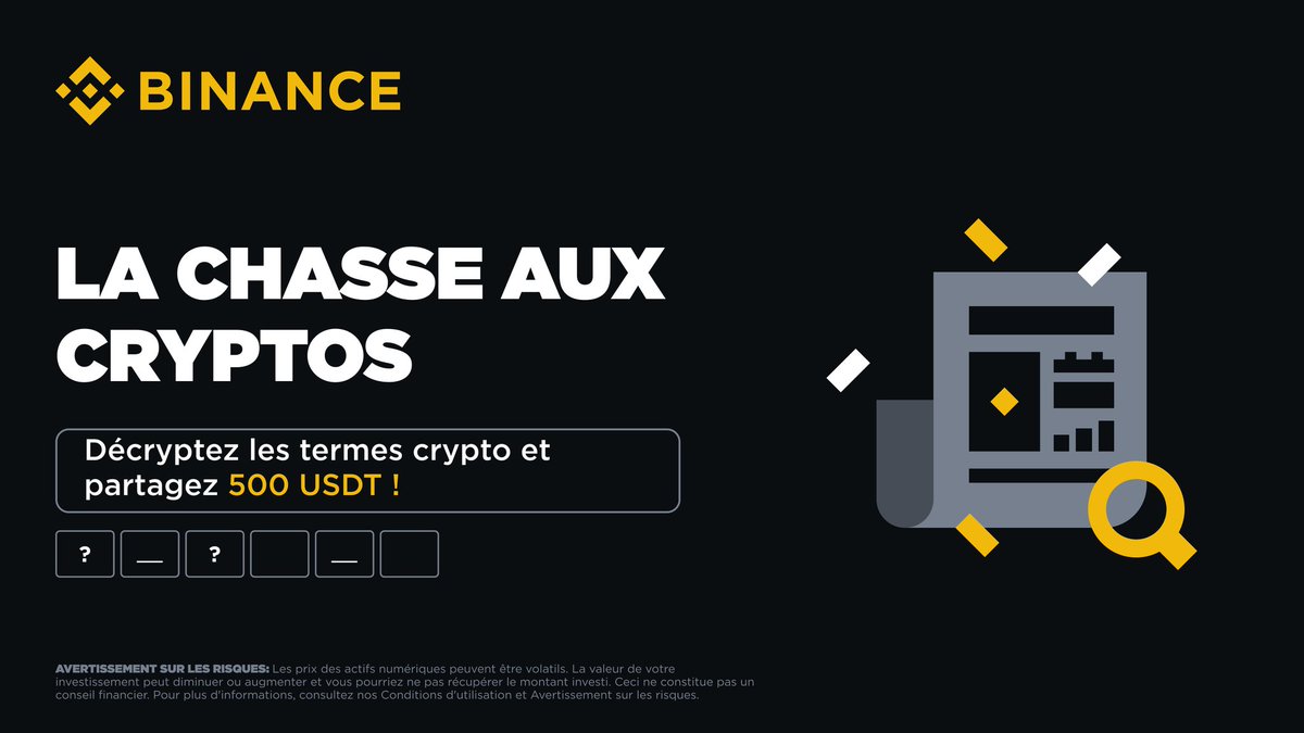 binanceafrique's tweet image. Jour 1 #ChasseAuxCryptos
Plongez dans le jeu et remportez des récompenses en crypto ! 💵

Testez vos connaissances en crypto et tentez de partager une cagnotte de 500 USDT.

Pour participer :
🔸 Suivez @BinanceAfrique
🔸 Republiez CHAQUE post quotidien avec le hashtag…