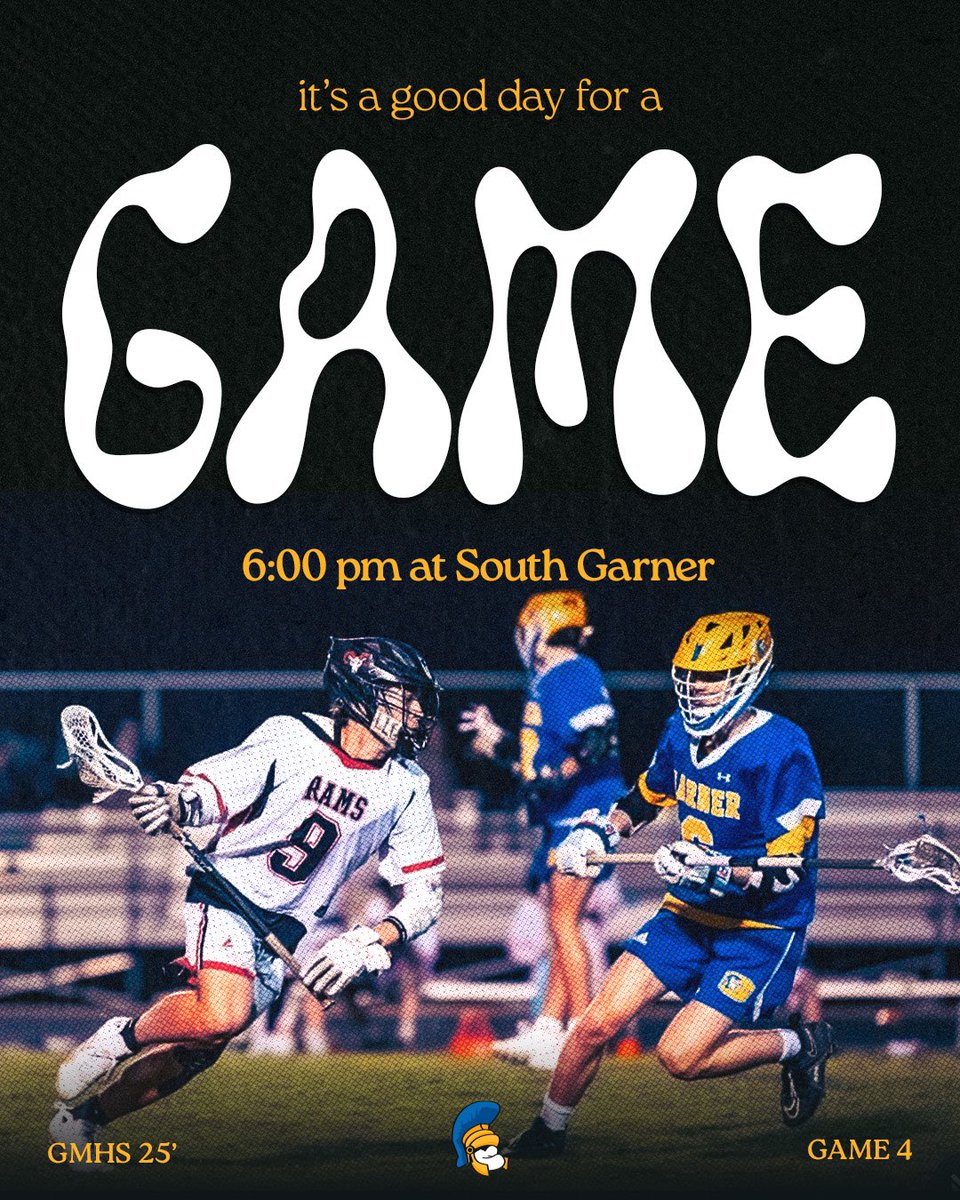 GAME DAY 
🆚: South Garner
🕰️: 5:00
📍: South Garner High School
🎟️: GoFan
