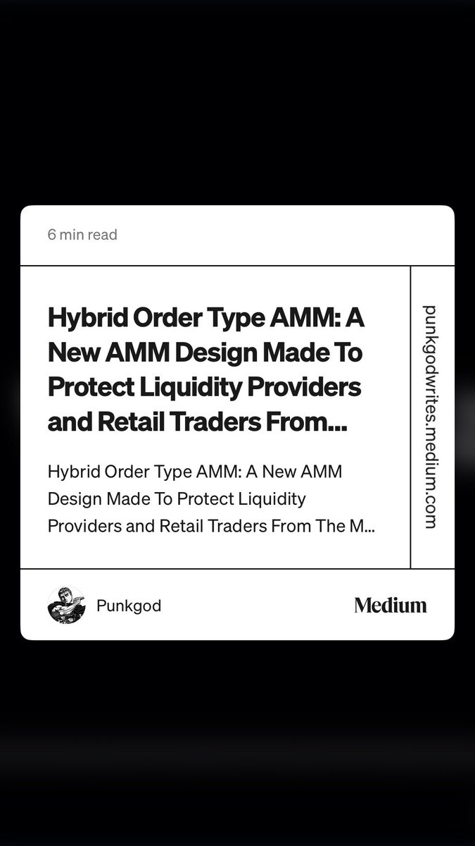 twPunkgod's tweet photo. I wrote about Mev protection for LPs and Retails from MEV supply chain in detail here. I think every trader should read this and use the product mentioned @ValantisLabs (This not a promo): https://t.co/cADdWPMtcA https://t.co/iWZf8Gacyr