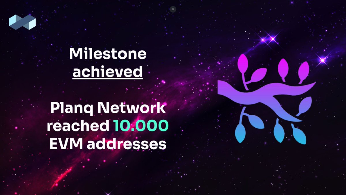 The Planq Network is growing at a speed never seen before 🚀

We have smashed through the 10.000 EVM addresses milestone, increasing by over 1000 accounts per day over the past week!

Welcome to all the newcomers  👋 If you are looking to buy $PLQ, use our brand new page: