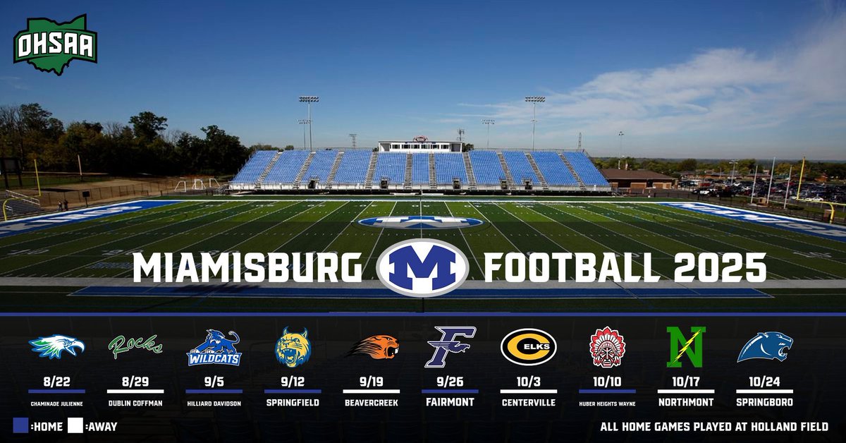 23 Friday Nights from now. Tough schedule but we wouldn’t have it any other way. We’ll be ready.