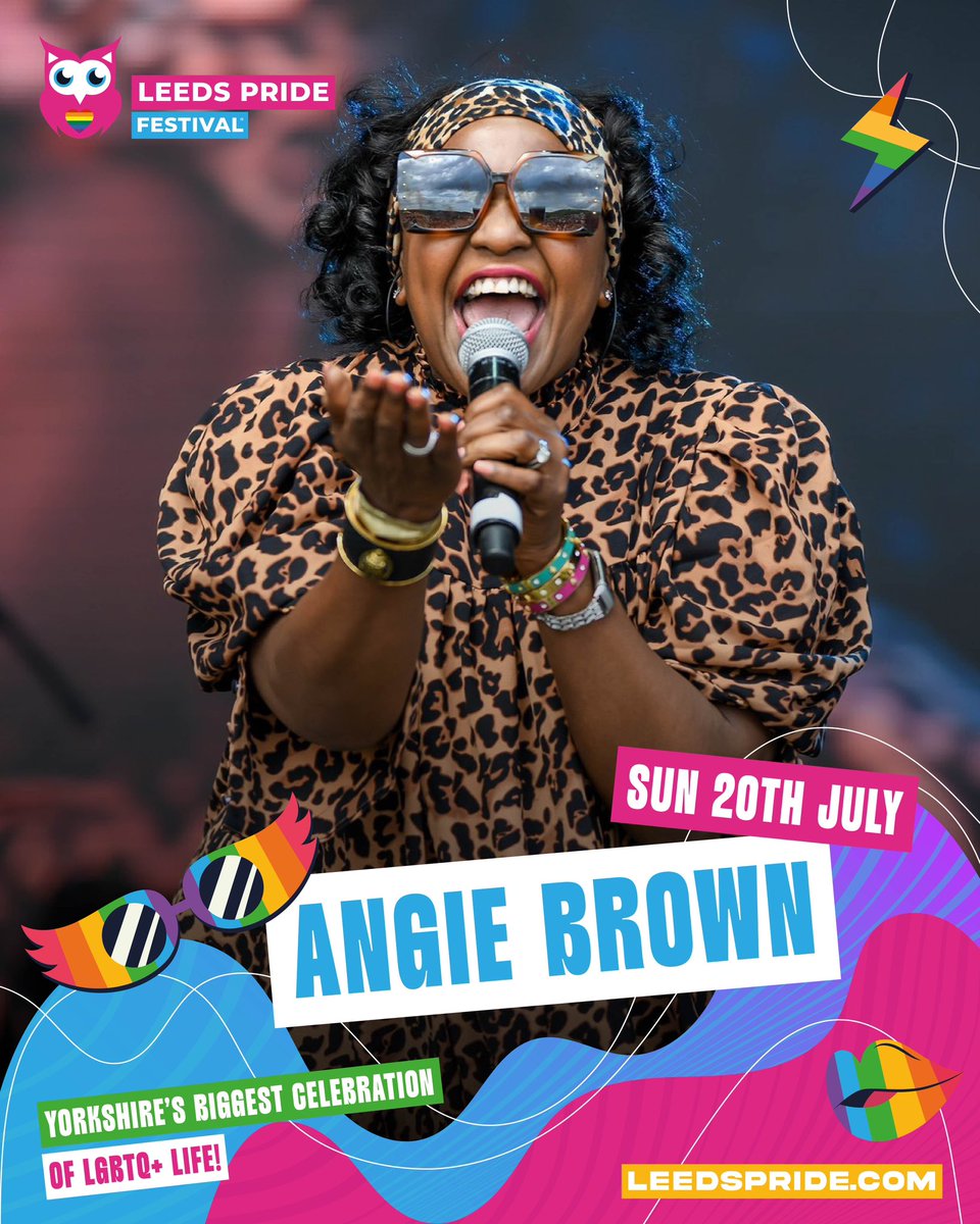 Leeds Pride (@leedspride) on Twitter photo Angie Brown, the powerhouse vocalist behind iconic hits like “I’m Gonna Get You”, takes the stage at Leeds Pride 2025! 🌟 <a href="/RealAngieBrown/">Angie Brown</a>
With a career spanning decades, she’s returning to the Leeds Pride stage to get the street rocking once again! 🎉 Angie Brown, the powerhouse vocalist behind iconic hits like “I’m Gonna Get You”, takes the stage at Leeds Pride 2025! 🌟 <a href="/RealAngieBrown/">Angie Brown</a>
With a career spanning decades, she’s returning to the Leeds Pride stage to get the street rocking once again! 🎉