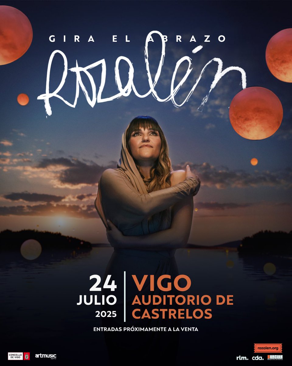 📣 “El Abrazo” de Rozalén llega a Castrelos el 24 de julio🎶 🏟️🌳

ℹ️ Próximamente más información sobre la venta de entradas. 🎟️ 

#Rozalén #GiraElAbrazo #Vigo #AuditoriodeCastrelos