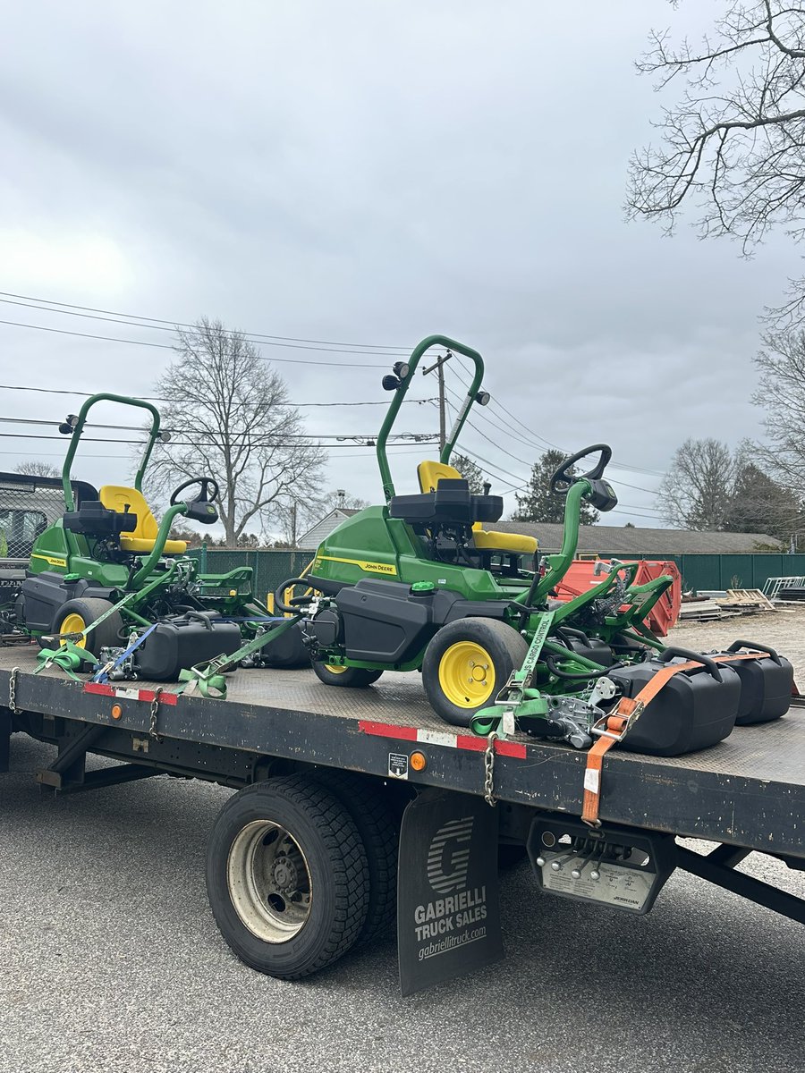 Chris Burnell (@turfmanburns) on Twitter photo With spring just around the corner at North Fork Country Club … there’s nothing like a Little Spring Green Up with a <a href="/JohnDeere/">John Deere USA</a> <a href="/FinchTurf/">Finch Turf</a> equipment delivery!!!
Thank you to our board and members for making this equipment purchase possible! With spring just around the corner at North Fork Country Club … there’s nothing like a Little Spring Green Up with a <a href="/JohnDeere/">John Deere USA</a> <a href="/FinchTurf/">Finch Turf</a> equipment delivery!!!
Thank you to our board and members for making this equipment purchase possible!
