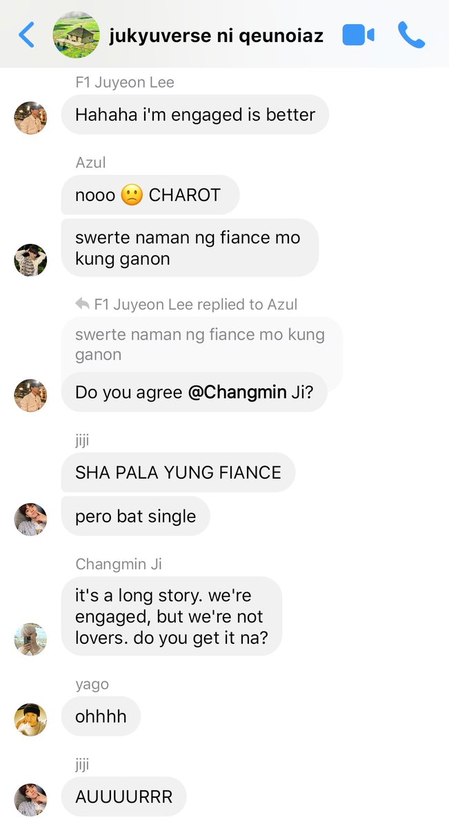 jukyuverse ni qeunoiaz pt 3

welcome sa crazy rich asians slash engaged jukyu (sa tg ko lang sila pinost)