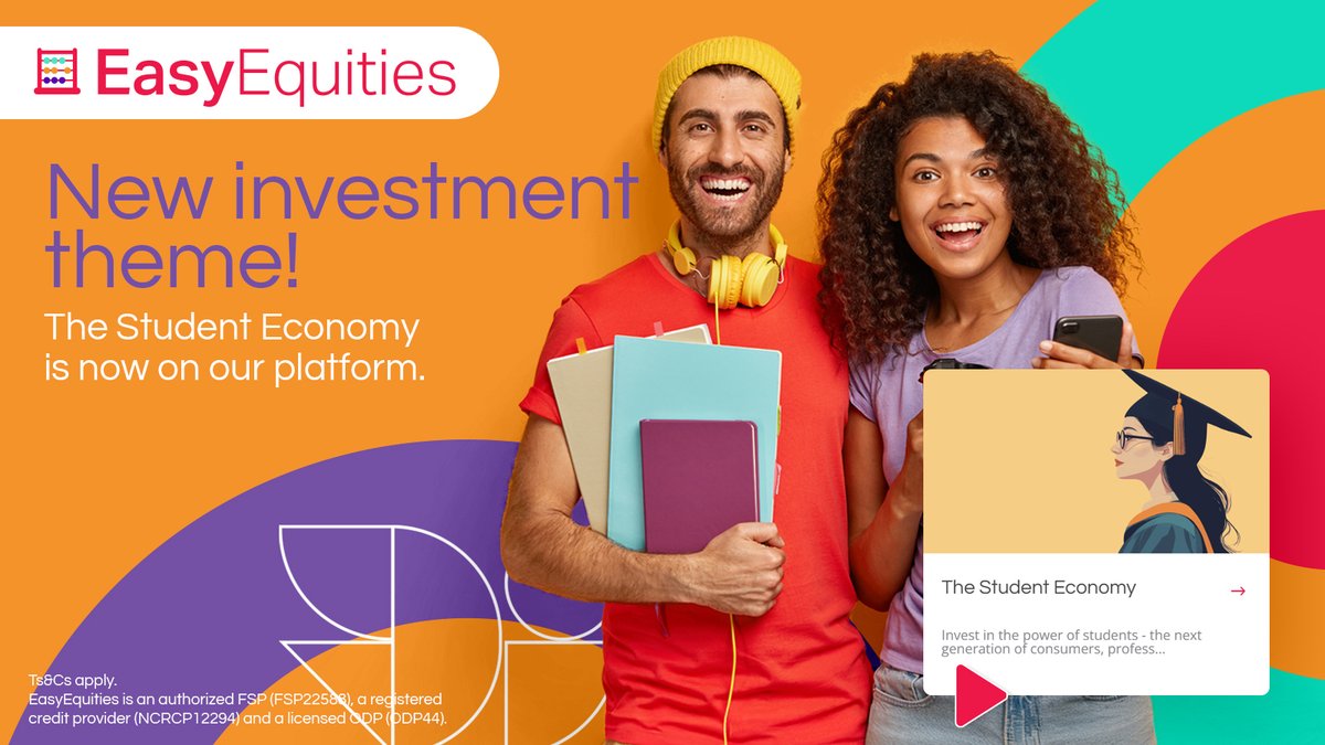EasyEquities's tweet image. 🧑‍🎓New theme: The Student Economy🧑‍🎓

Students aren’t just studying - they’re shaping entire industries! From education and tech to housing and lifestyle, this theme tracks companies thriving in student spending.

Want to see what’s inside?
blogs.easyequities.co.za/new-student-ec…

#EasyBlogs |…