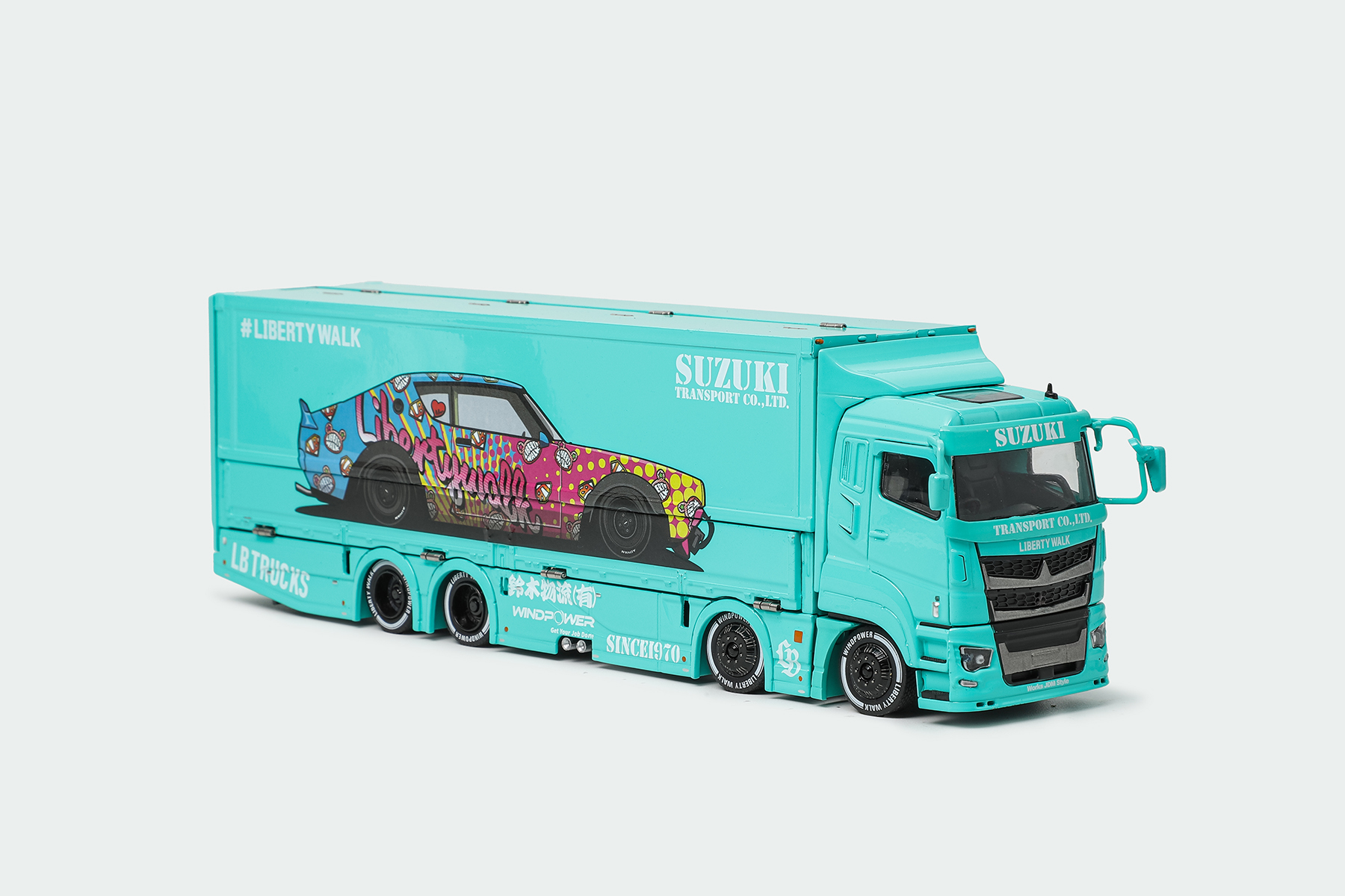 リバティウォークLBWK G.C.D LB―TRUCKSミニカー