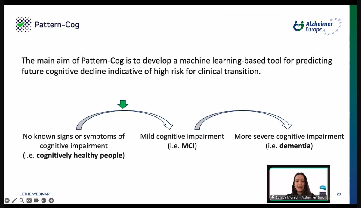 Pattern Cog (@patterncog) on Twitter photo The <a href="/lethe_project/">LETHE project</a> organised a webinar on #PublicInvolvement where Soraya Bachiller presented the <a href="/AlzheimerEurope/">Alzheimer Europe</a> position paper on risk disclosure, emphasising the work done with the <a href="/PatternCog/">Pattern Cog</a> advisory board. Thank you to everyone who joined☺️
#BrainAwarenessWeek <a href="/AD_RIDDLE/">AD-RIDDLE</a> The <a href="/lethe_project/">LETHE project</a> organised a webinar on #PublicInvolvement where Soraya Bachiller presented the <a href="/AlzheimerEurope/">Alzheimer Europe</a> position paper on risk disclosure, emphasising the work done with the <a href="/PatternCog/">Pattern Cog</a> advisory board. Thank you to everyone who joined☺️
#BrainAwarenessWeek <a href="/AD_RIDDLE/">AD-RIDDLE</a>