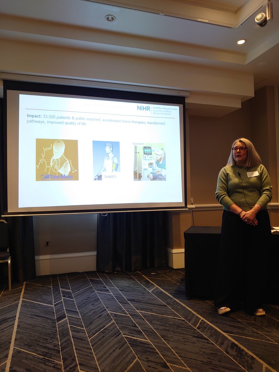 NE&amp;Y Healthcare Science Conference and awards Liz Pryce from Devices for Dignity. Showcasing innovation that have helped patients