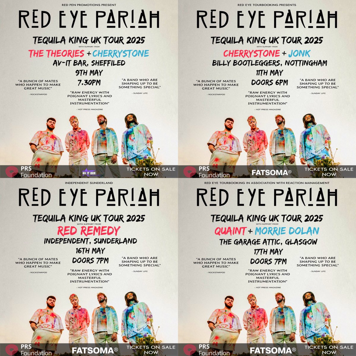 Red Eye Pariah (@redeyepariah) on Twitter photo Absolutely ecstatic to be joined by some amazing talent on our UK Tour!
Only 8 weeks to go! Massive thanks again to <a href="/PRSFoundation/">PRS Foundation</a> for their support here ❤️
Grabbing your ticket early supports the cause so get yours now! 🫡 🎫
*London TBA
bit.ly/REPUKTourTicke… Absolutely ecstatic to be joined by some amazing talent on our UK Tour!
Only 8 weeks to go! Massive thanks again to <a href="/PRSFoundation/">PRS Foundation</a> for their support here ❤️
Grabbing your ticket early supports the cause so get yours now! 🫡 🎫
*London TBA
bit.ly/REPUKTourTicke…