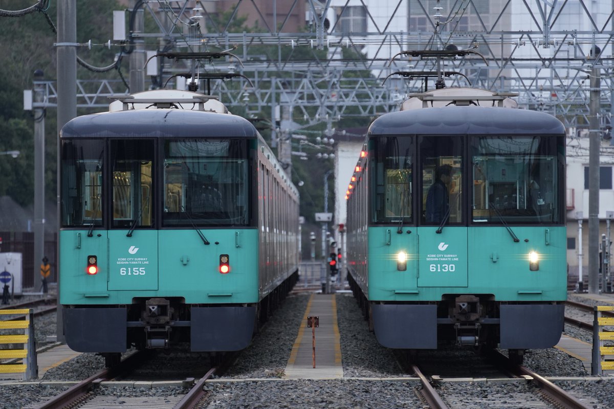 LEVOsti's tweet photo. ダイヤ改正の為西神車庫の運用が本日をもって終了しました。今後は名谷と谷上の2車庫体制となります。電車が1編成もおらず寂しいですね。 https://t.co/v9tnoM1ER4