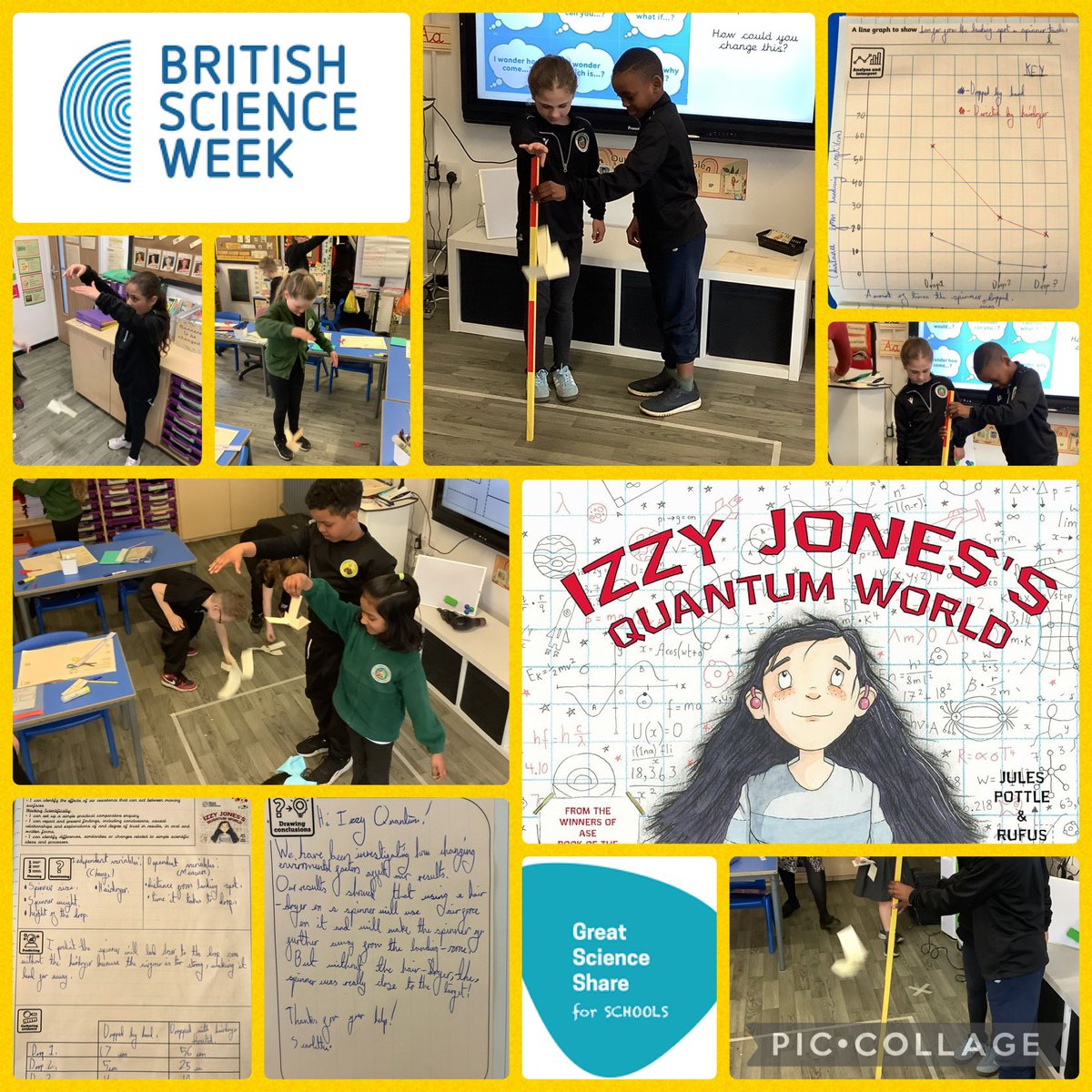Miss McCaffer (@misscmccaffer) on Twitter photo During <a href="/ScienceWeekUK/">British Science Week</a> Class 6 have explored the book ‘Izzy Jones’s Quantum World’ and set up an enquiry and investigation based upon her experiences! #sjsbscience <a href="/GreatSciShare/">Great Science Share for Schools</a> <a href="/StJosephStBede/">StJoseph StBede RCPS</a> During <a href="/ScienceWeekUK/">British Science Week</a> Class 6 have explored the book ‘Izzy Jones’s Quantum World’ and set up an enquiry and investigation based upon her experiences! #sjsbscience <a href="/GreatSciShare/">Great Science Share for Schools</a> <a href="/StJosephStBede/">StJoseph StBede RCPS</a>