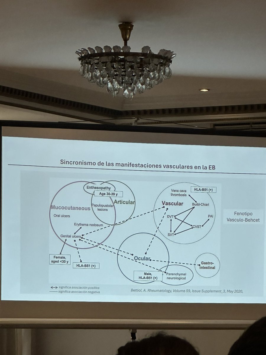 La Dra. Gracia Cruz nos habla sobre la: 

AFECTACIÓN VASCULAR EN LA ENFERMEDAD DE BEHÇET

- Disfunción endotelial 🙈
- Estrés oxidativo 😖
- Formación de trombos 😳

#SeminarioAADEA2025
