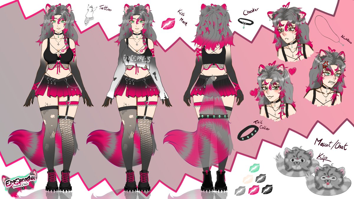 EmSprashu | Emo Raccgirl🦝💋 tweet media