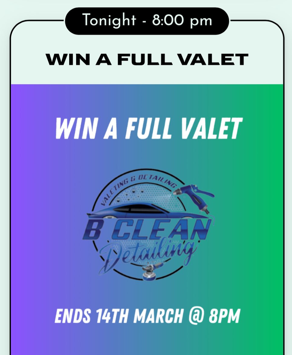 BradPassey's tweet image. LIVE DRAW TONIGHT!

Please remember we’re starting very small in terms of competitions, but we will grow them to her bigger and bigger as the weeks pass and we get bigger and bigger!

Enter Here 👉🏻 kentcomps.com

#Competition #LiveDraw #CashPrize