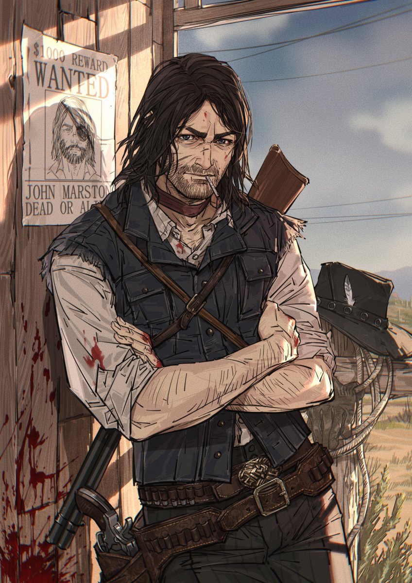 #RedDeadRedemption  #JohnMarston
“谁是约翰马斯顿？不认识。”