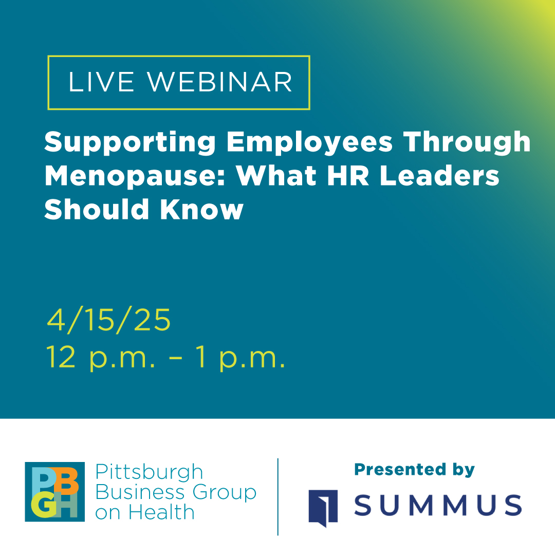 Join us on April 15th for the final webinar of our three-part series with Summus. This webinar will focus on Women’s Health, particularly Menopause. We need to talk more about it! Register at pbghpa.org/event/pbgh-web…