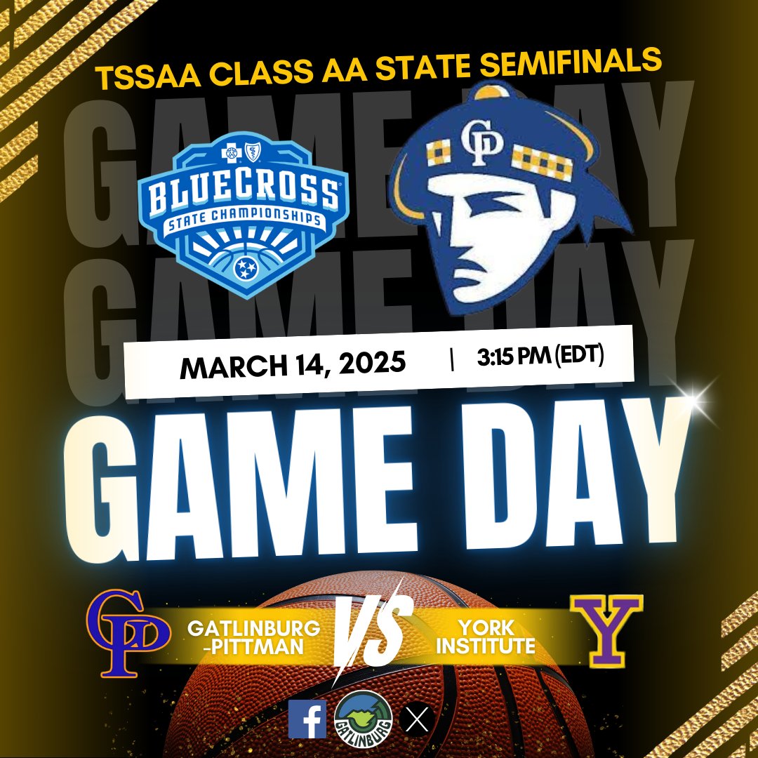 GatlinburgCity's tweet photo. Good luck to the @GPHSHighlanders @gphs_wbb Lady Highlanders as they play York Institute in the TSSAA Class AA State Semifinals this afternoon. Tipoff is set for 3:15 p.m. (EDT) #LetsGoGP ππ·π https://t.co/ttJwY1FoY0