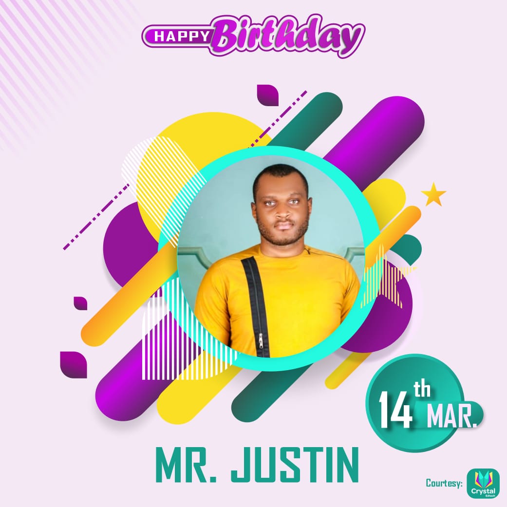 Crystal_EdTech's tweet photo. Happy birthday📷 to one of our educators, Mr. Justin, God bless, protect, and increase you.

Thank you for all of your contributions📷📷.
Cheers to an Amazing Year!
#birthday  #teammember  #crystaledtech https://t.co/cARuw1S1yR