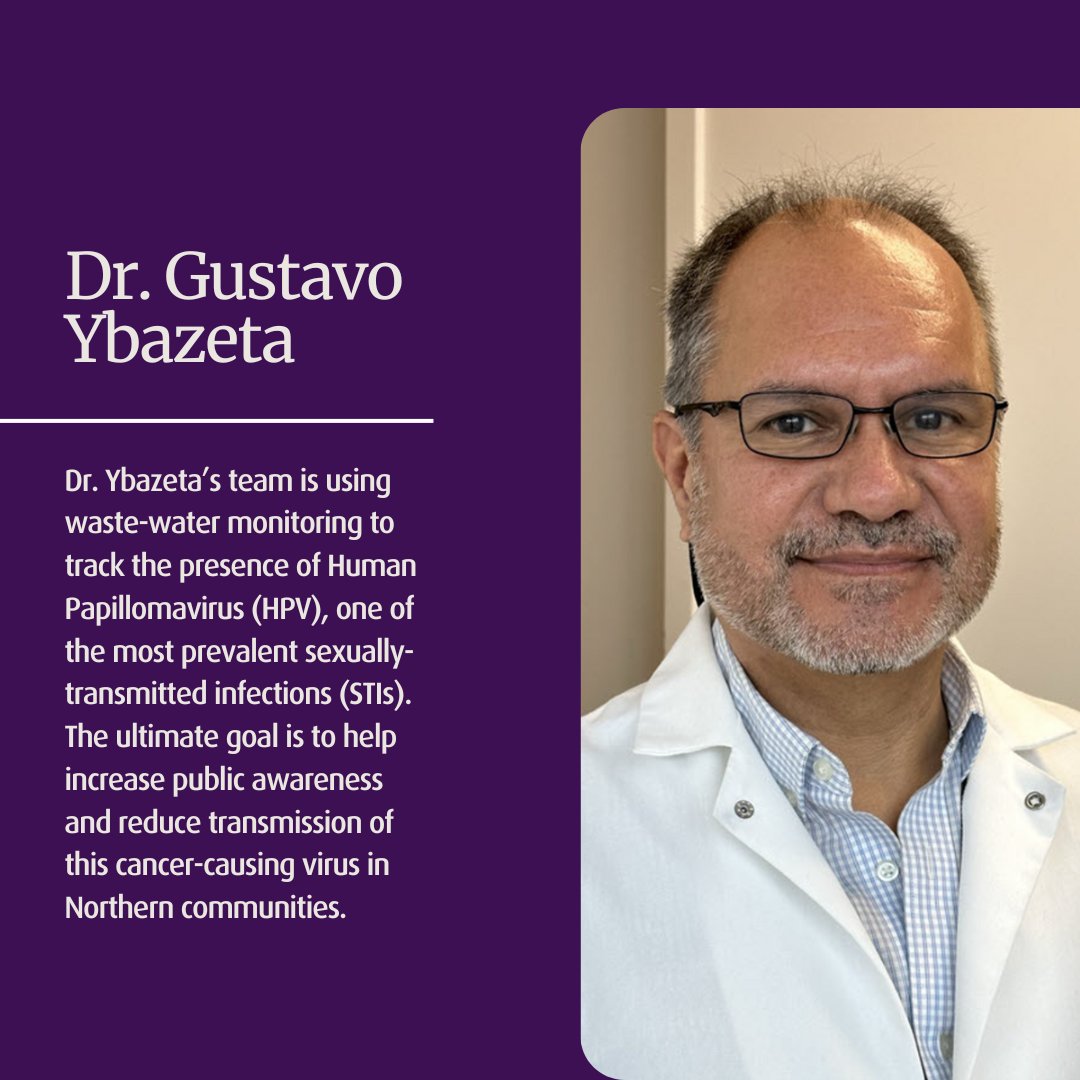 ✴️ Shining a Light on Northeastern Ontario Cancer Research!

Dr. Gustavo Ybazeta’s team is using waste-water monitoring to track the presence of Human Papillomavirus (HPV), one of the most prevalent sexually transmitted infections (STIs).