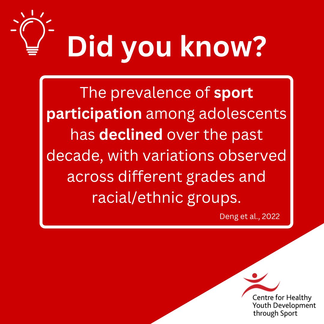 Centre for Healthy Youth Development through Sport tweet media