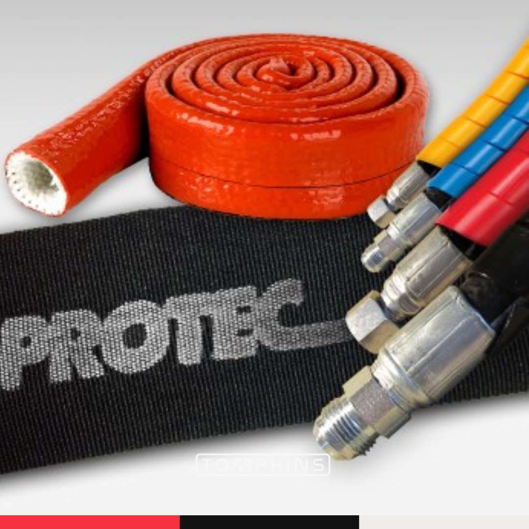 TompkinsCanada's tweet image. Unprotected hydraulic hoses = costly downtime. Abrasion, heat, and pressure wear them down fast. Protective sleeves help extend equipment life and reduce maintenance costs. Find the right solution for your system: bit.ly/3F45dnK

#Hydraulics #HoseProtection