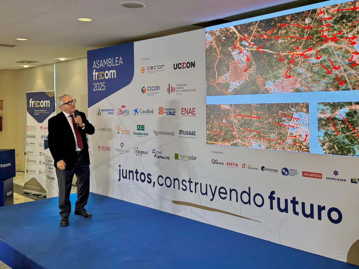 Escuchamos a nuestros ponentes, Carolina Roca y Javier Machí, hablando sobre vivienda e infraestructuras hidráulicas, dos de los #retosurgentes del sector de la #construcción. 

#ForoFRECOM25 #somosfuturo #somosconstrucción